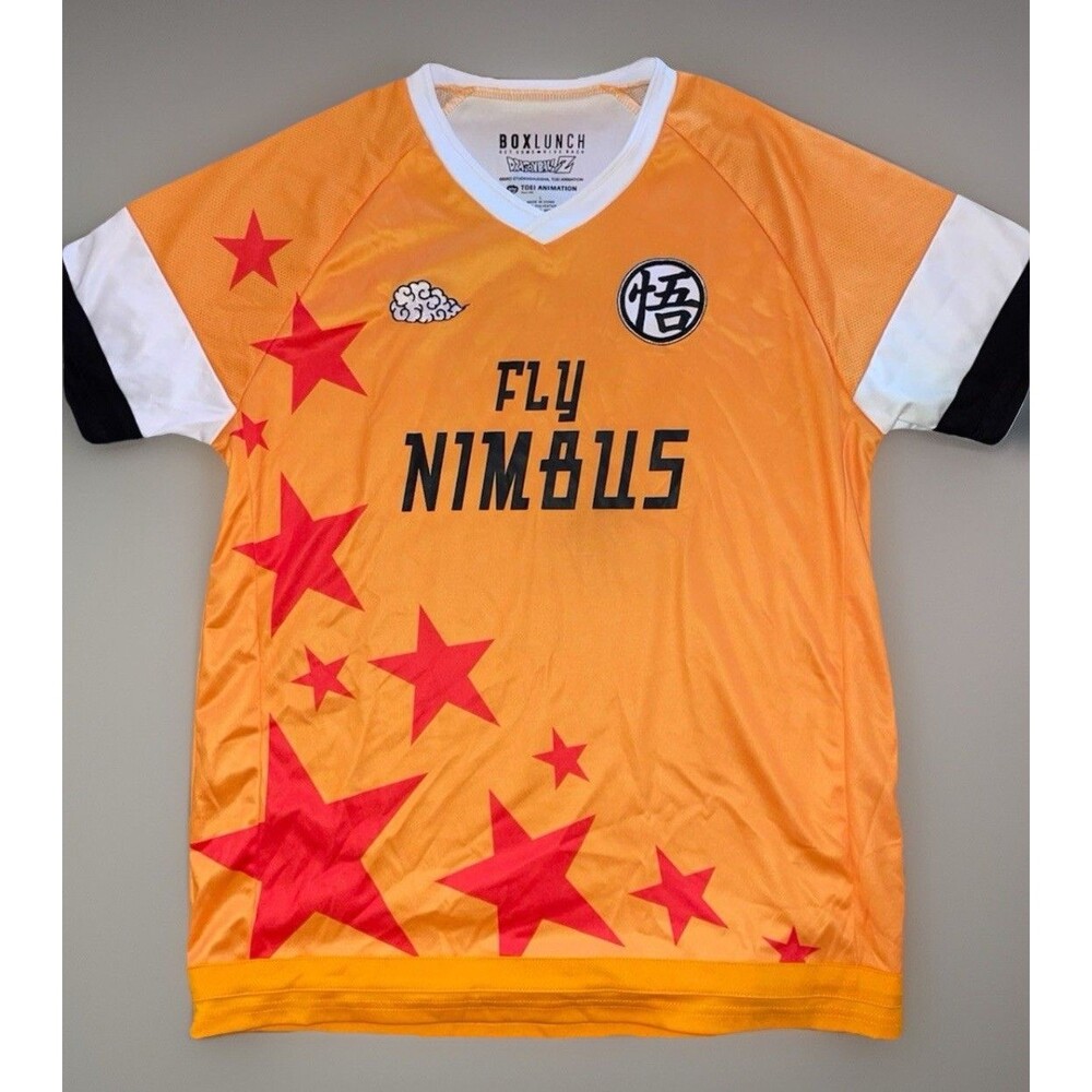 Box Lunch Dragon Ball Z Son Goku #59 Men’s Fly Nimbus Jersey L